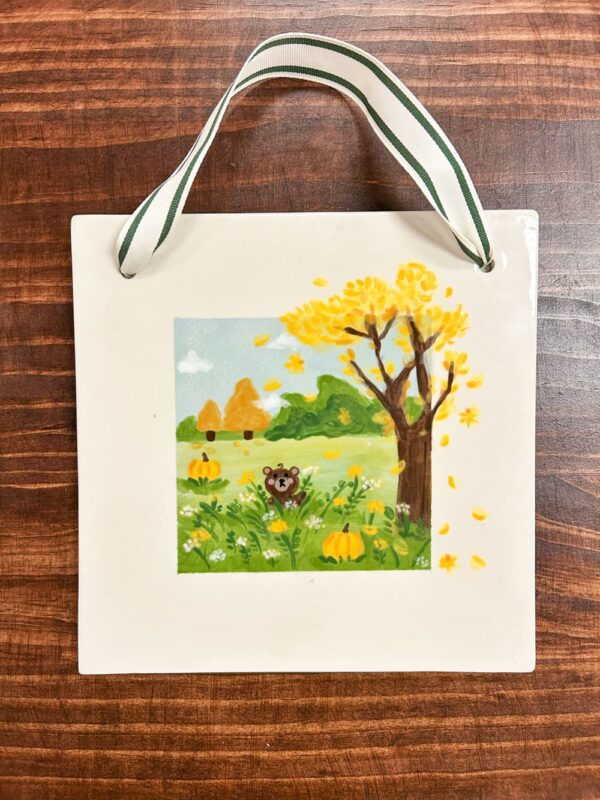 Ceramic Canvas Paint & Sip: Bear in the Pumpkin Grove - Nov 7th - Image 2