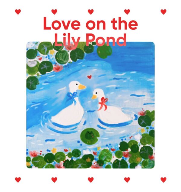 Feb 14 | 12:00 PM | Valentines Ceramic Canvas Paint & Sip: Love on the Lily Pond