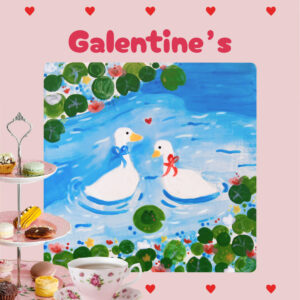 Feb 15 | 12:00 PM | Galentine's Ceramic Canvas Paint & Sip: Love on the Lily Pond